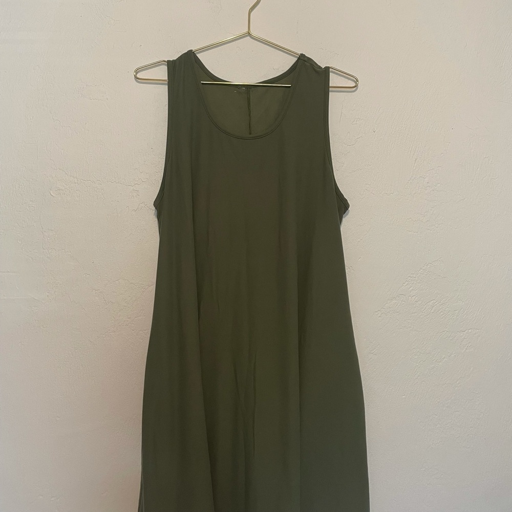 Olive Green Old Navy Tank Dress